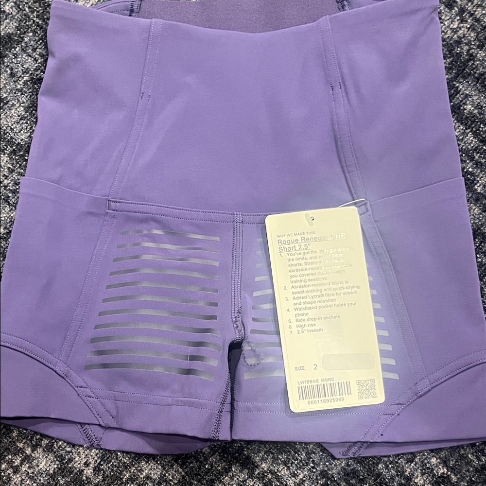 Lululemon Athletica Purple Bike Shorts